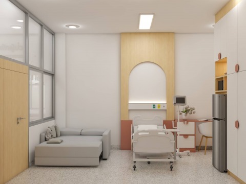 การสร้างห้องพักผู้ป่วยพิเศษ