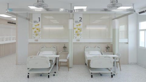 สร้างห้องพักผู้ป่วย